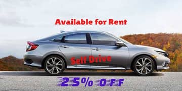 Honda CiViC Available On Rent 25% Off