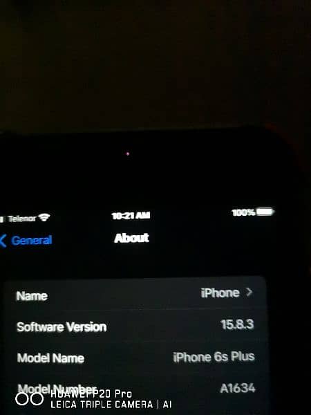 I phone 6s plus 16gb pta proved 5