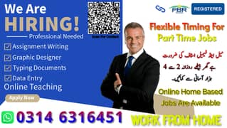 Assignment Job / Data Entry Job / Typing job / Part Time-Full Time Job