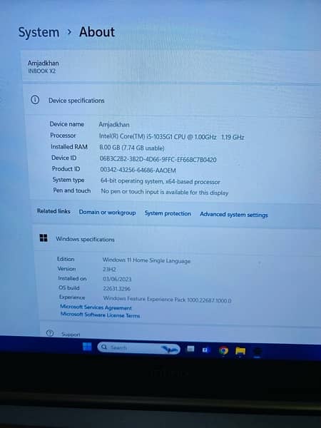 imfinix inbook X2 Core i5 10th generation for Sale 6