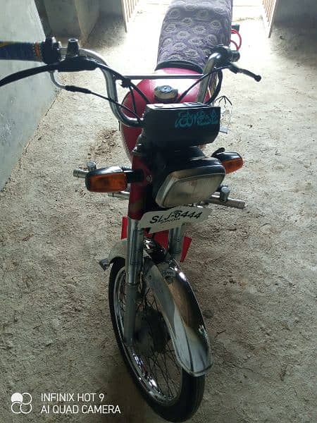 Honda CD 70 2014 model Rawalpindi number Indian 100% f 3