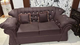 6 seaters sofa set with cushions