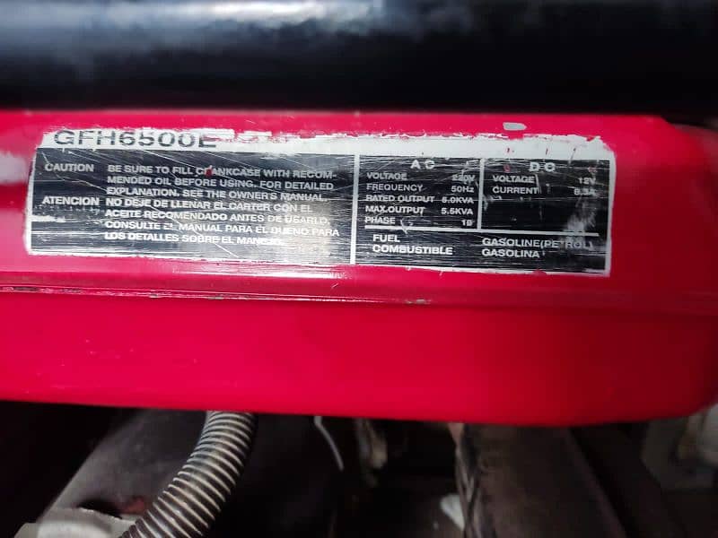 Honda generator 6.5kv for sale 2