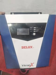 delux 1.2 kv solar inverter 12 volt aik battery wala hai