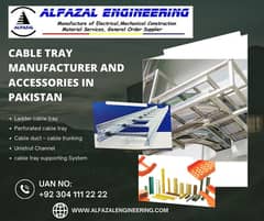 Cable Tray/ Perforated Cable tray/ in pakistan/ manufacturer/lahore