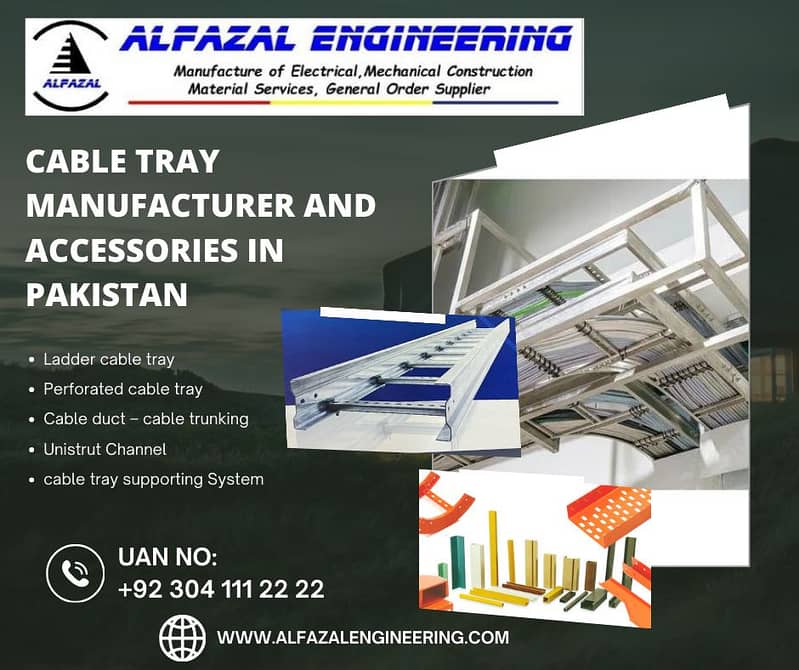 Cable Tray/ Perforated Cable tray/ in pakistan/ manufacturer/lahore 11