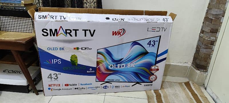 43 inch Full Smart TV Brand new 0