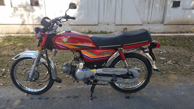 Honda CD 70 bike model 2012 for sale call number 03134933716 1