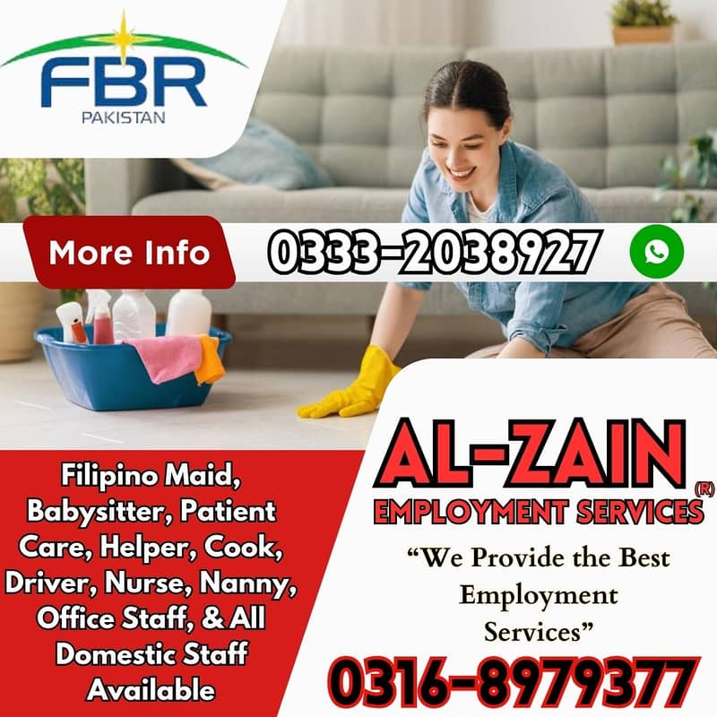 Cooks Chinese Chef Filipino House Maids Nanny Patient Care Cleaner etc 0