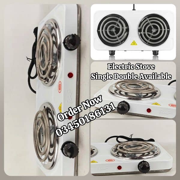 Electric Stoves Single Double Stove Easy to use 0