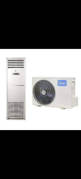 MIDEA INVERTER FLOOR STANDING AVAILABLE HEAT AND COOL AVAILABLE 0