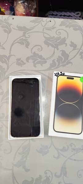 1 phone 14 pro max 256 Gb golden colour 8