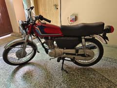 Honda CG125 Golden number