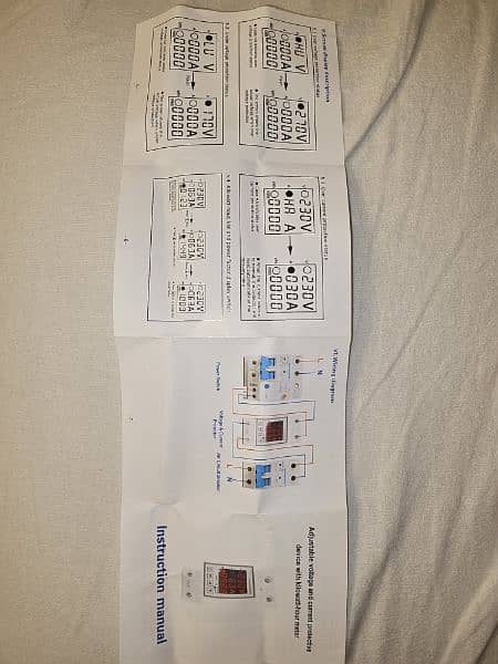 Volt ampare protector 80A / 63A with KWH 6