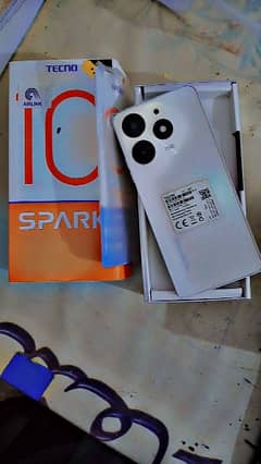 Tecno spark 10pro Storage 8/128 open box with box and charger