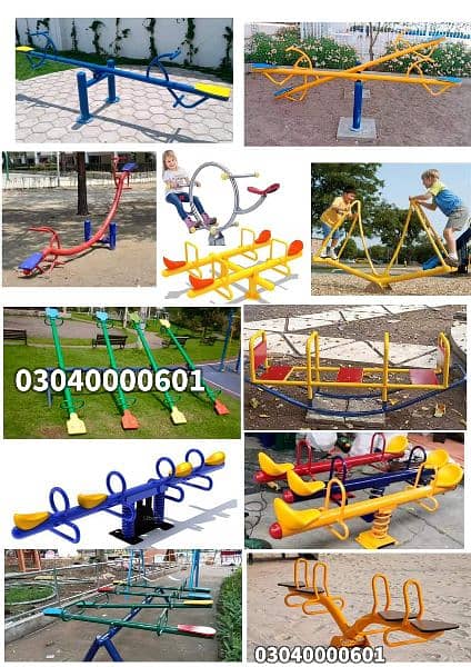 kids Slide/Swings/Kids rides/jhula/Spring rider/jungle gym/gazebo/bar 3