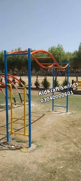 kids Slide/Swings/Kids rides/jhula/Spring rider/jungle gym/gazebo/bar 4