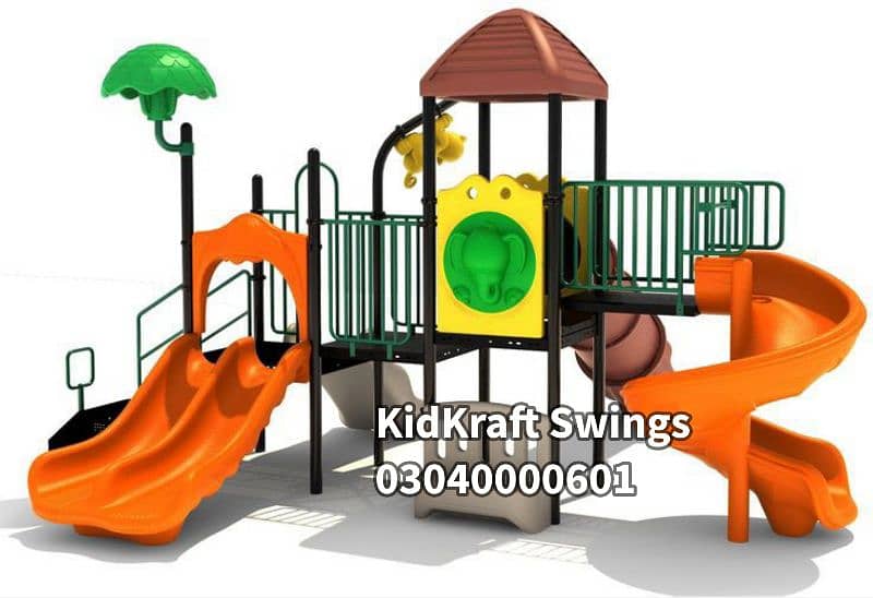 kids Slide/Swings/Kids rides/jhula/Spring rider/jungle gym/gazebo/bar 13