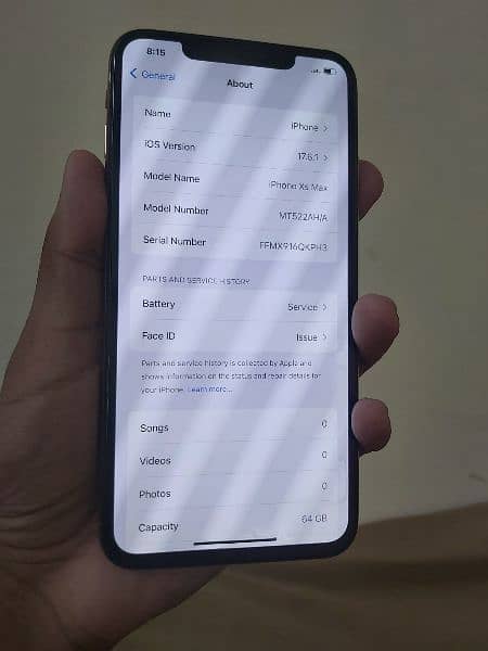 iPhone xs max non pta 64 gb 5