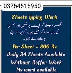 available  male and female staff online work