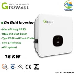 Growatt solar inverter on-grid 15KW