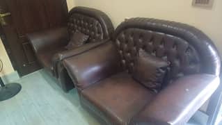 2 sofa single seater in new condition