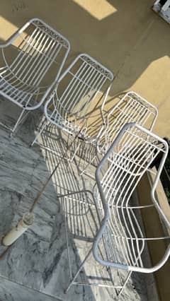 outdoor steel chairs