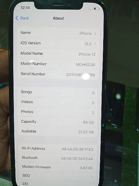 iPhone 12 . non pta . factory unlock 6