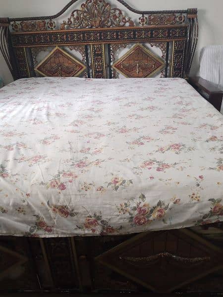 king size  pure iron bed 5