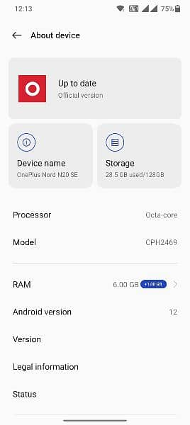 OnePlus Nord N20 SE 7