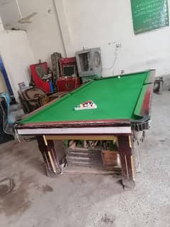 Snooker table 4.5x9 folding frame pin conner 0