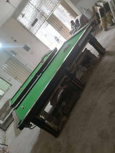 Snooker table 4.5x9 folding frame pin conner 5