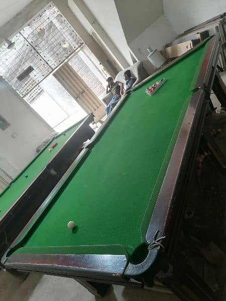 Snooker table 4.5x9 folding frame pin conner 6