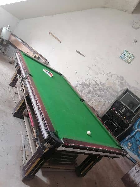 Snooker table 4.5x9 folding frame pin conner 8