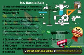 I provide QuickBooks Accounting Software,  Cloud networking, GST Tax