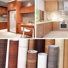 Wood Texture Vinyl Sticker for Furnitures