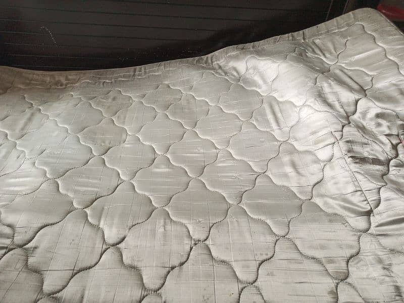 King size mattress and good condition spring mattress  03025371111 Whp 1