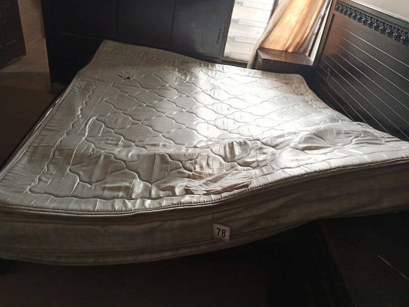 King size mattress and good condition spring mattress  03025371111 Whp 4