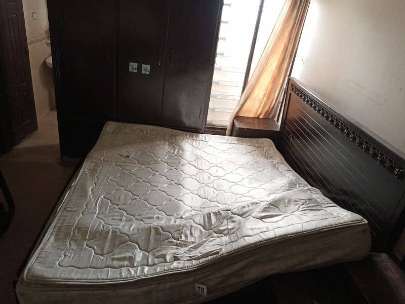 King size mattress and good condition spring mattress  03025371111 Whp 5