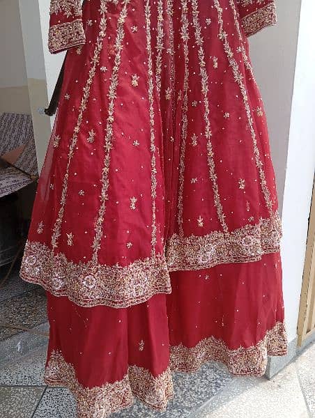 Bridal lehnga/ wedding dress/ Bridal designer dress/Barat dress 4