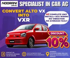 Convert Alto VX into VXR (Car AC) All kinds of available.