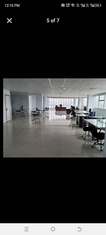 non furnish Office for rent in gulberg for (Call center + Software house + Marketing office and other setup as you want) 2