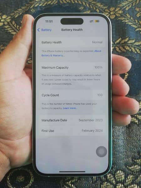 Iphone 15 128GB Official PTA Approved l Dual Physical Sim 8