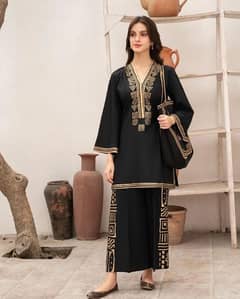 Free delivery to all over the Pakistan women stitched 2pcs suit