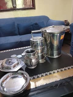 Brand New Steel pots ,(heavy weight)