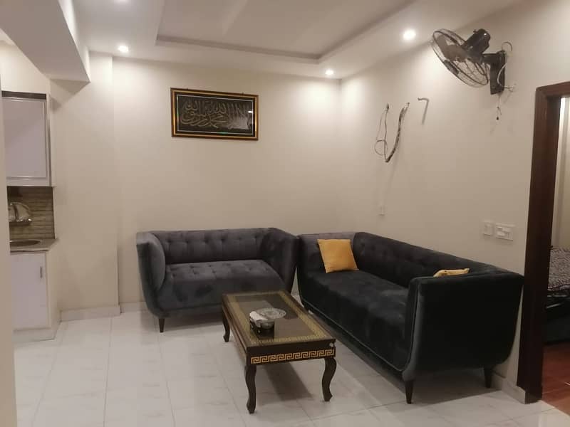 1 Bed Fully Furnished Flat Is Available For Rent In Sector D Bahria Town Lahore 4