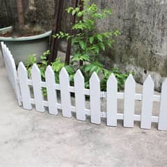 white fence wood