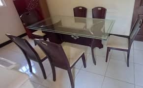 Dining table with chairs