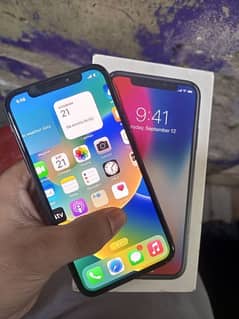 Iphone X New condition pta approved official With box IMEI match 64GB