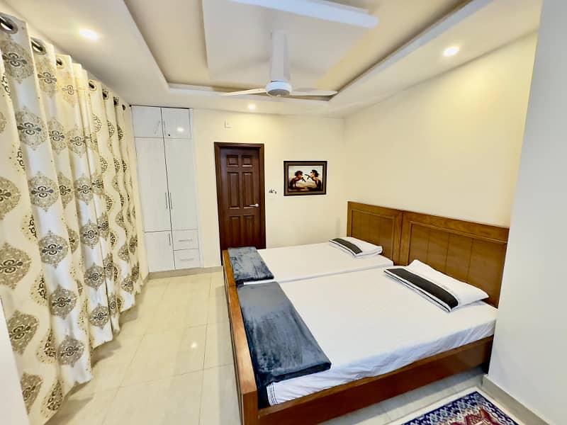 E11 3 bedroom lavish furnished apartment available on rent for perday and weekly basis 14